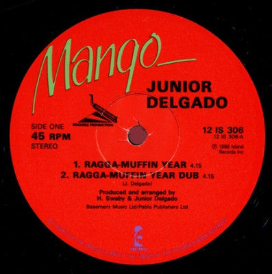 JUNIOR DELGADO - Ragga-Muffin Year