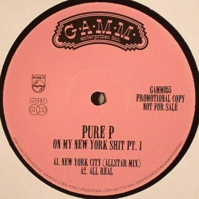 PURE P - On My New York Shit Pt. 1