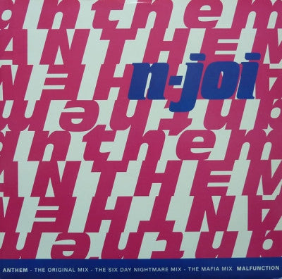 N-JOI - Music From A State Of Mind - Anthem / Manic /  Techno Gangsters