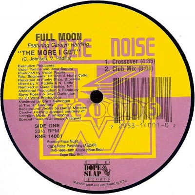 FULL MOON - The More I Get