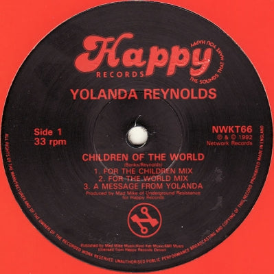YOLANDA REYNOLDS / UNIT 2 - Children of the World / Sunshine