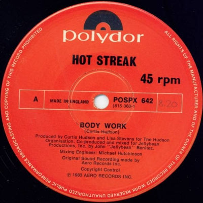 HOT STREAK - Body Work