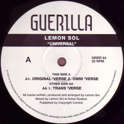 LEMON SOL - Universal