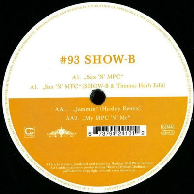 SHOW-B - Sax 'N' MPC