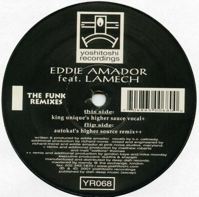 EDDIE AMADOR FEATURING LAMECH - The Funk (Remixes)