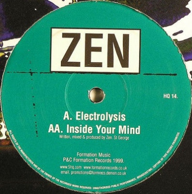 ZEN - Electrolysis / Inside Your Mind