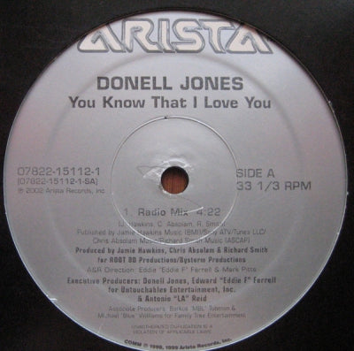 DONNELL JONES - You Know That I Love You