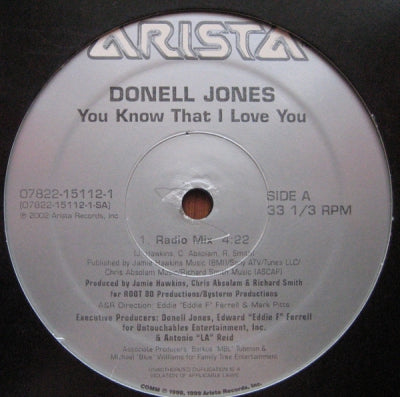 DONNELL JONES - You Know That I Love You