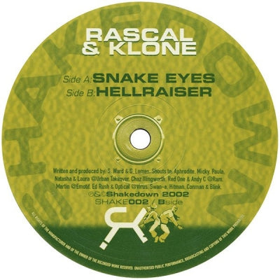RASCAL & KLONE - Snake Eyes / Hellraiser