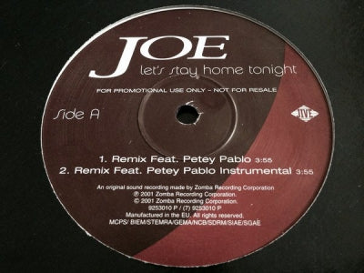JOE - Let's Stay Home Tonight