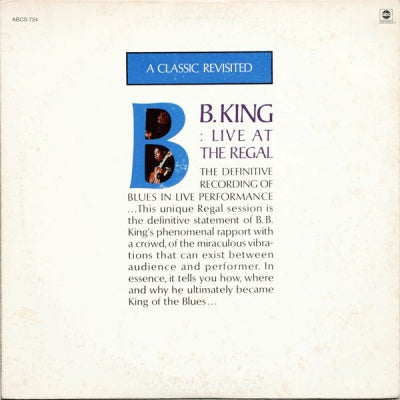 B.B. KING  - Live At The Regal