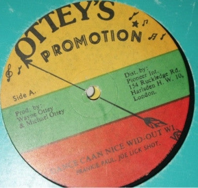 FRANKIE PAUL & JOE LICK SHOT - Dance Caan Nice Wid-Out Wi