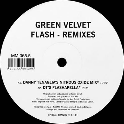 GREEN VELVET - Flash (Remixes)