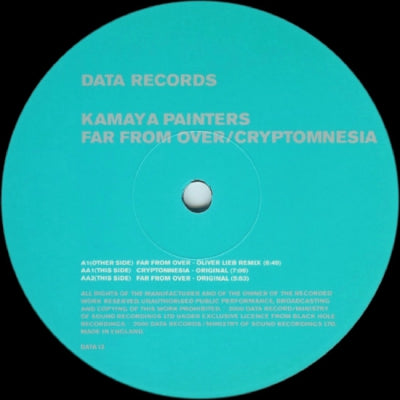 KAMAYA PAINTERS - Far From Over / Cryptomnesia