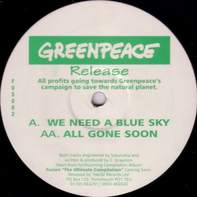 SATURNALIA - Greenpeace Release