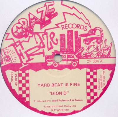 DION D - Yard Beat Is Fine