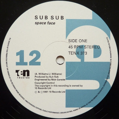 SUB SUB - Space Face / Ecto-Jam-Sub