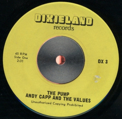 ANDY CAPP AND THE VALUES / BUNGO HERMAN - The Pump / The Pump Dub