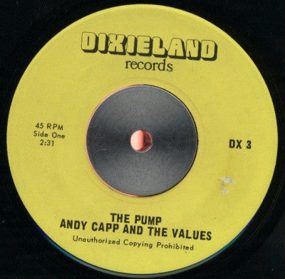 ANDY CAPP AND THE VALUES / BUNGO HERMAN - The Pump / The Pump Dub