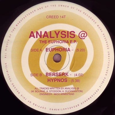 ANALYSIS @ - The Euphoria E.P.