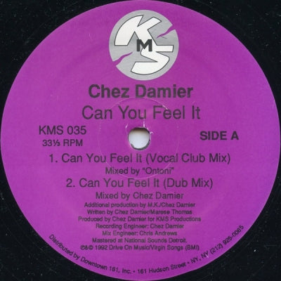 CHEZ DAMIER - Can U Feel It