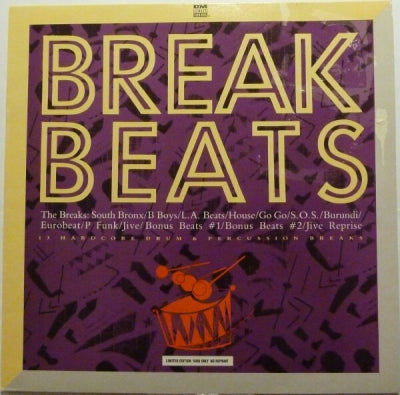 VARIOUS - Break Beats - 13 Hardcore Drum And Percussion Breaks