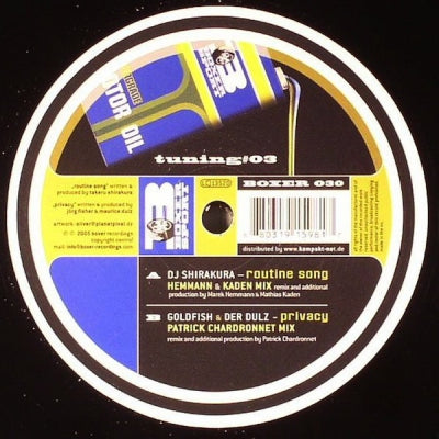 DJ SHIRAKURA / GOLDFISH & DER DULZ - Tuning#03
