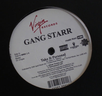 GANGSTARR - Take It Personal / DWYCK