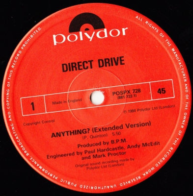 DIRECT DRIVE - Anything