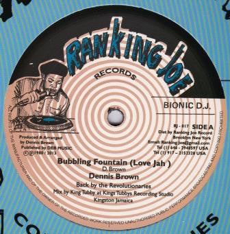 DENNIS BROWN - Bubbling Fountain (Love Jah)