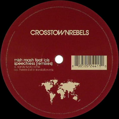 MISH MASH FEAT LOIS - Speechless (Remixes)