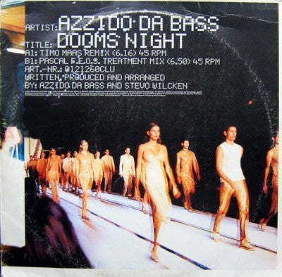 AZZIDO DA BASS - Dooms Night