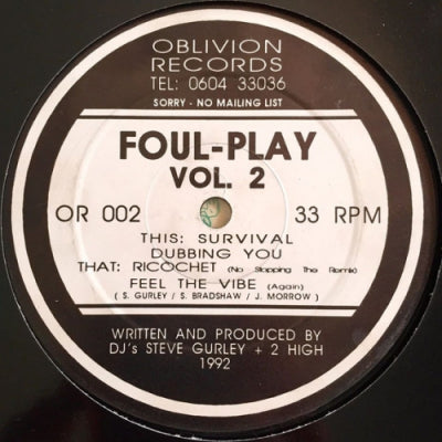 FOUL-PLAY - Vol. 2