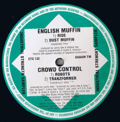ENGLISH MUFFIN / CROWD CONTROL - Industrial Strength Sampler