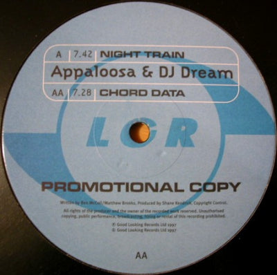 APPALOOSA & DJ DREAM  - Night Train / Chordata