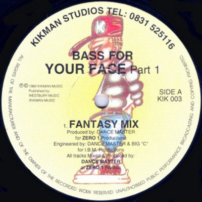 DANCE MASTER - Bass For Your Face Part 1