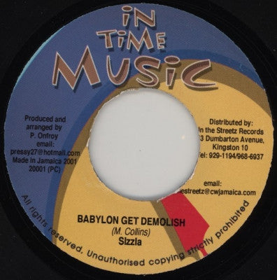 SIZZLA - Babylon Get Demolish / Edit
