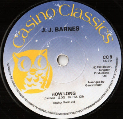 J. J. BARNES / ALL NIGHT BAND - How Long / I Can't Seem To Hold You
