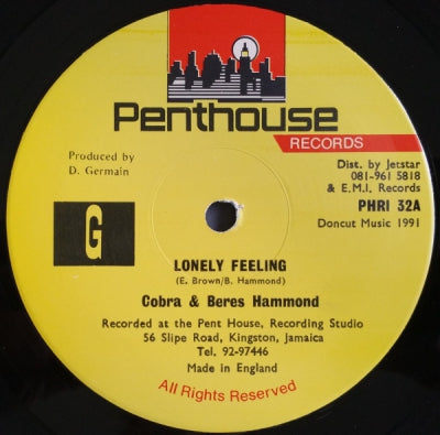 COBRA & BERES HAMMOND / MARCIA GRIFFITHS - Lonely Feeling / Fire Burning (Remix)