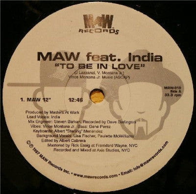 MASTERS AT WORK - To Be In Love