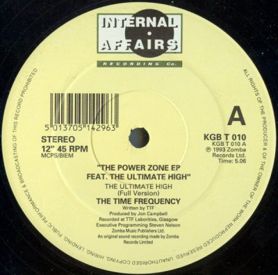 THE TIME FREQUENCY - The Power Zone EP
