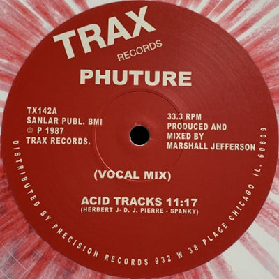 PHUTURE - Acid Tracks / Phuture Jacks / Your Only Friend