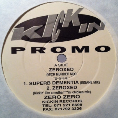 ZERO ZERO - Zeroxed / Superb Dementia