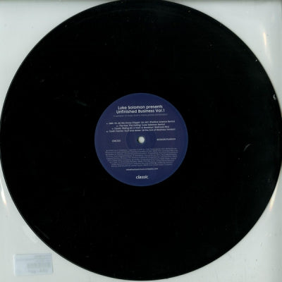 LUKE SOLOMON PRESENTS - Unfinished Business Vol. 1