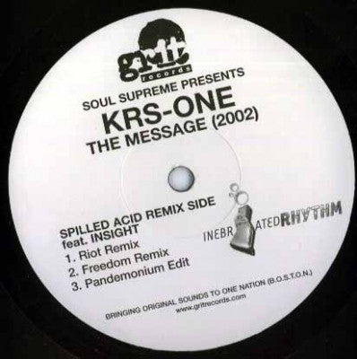 KRS-ONE - Soul Supreme Presents The Message (2002) featuring Shuman.