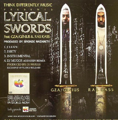 GZA & RAS KASS / CASUAL, ROCK MARCIANO, TRAGEDY KHADAFI & VORDUL MEGA - Lyrical Swords / Think Differently