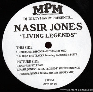 NASIR JONES - DJ Dirty Harry Presents Nasir Jones - Living Legends