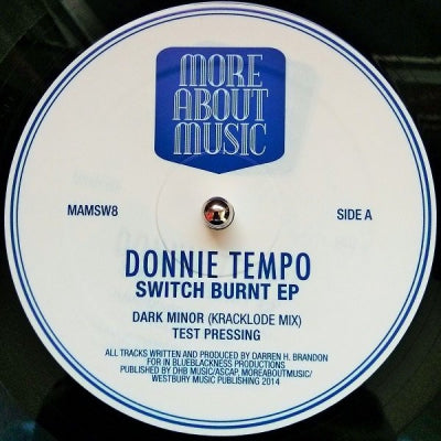 DONNIE TEMPO - Switch Burnt EP