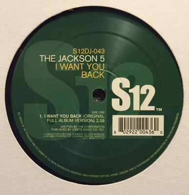 THE JACKSON 5 - I Want You Back / Looking Through The Windows