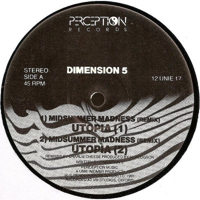 DIMENSION 5 - Utopia (Midsummer Madness Remixes)